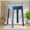 Bancos Hogareños Apilables, Sillas de Comedor Modernas Minimalistas, Bancos de Repuesto para Uso Doméstico, Sillas de Mesa de Comedor, Sillas de Plástico de Moda con Respaldo