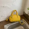 Bolsa de Ombro Fofa Estilo Coreano Estilo Ins para Mulheres Primavera 2026 Versátil Moda Bolsa Transversal Simples Bolsa de Mão de Luxo Leve