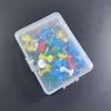 Pasadores de Posicionamiento de Plástico Transparente de Múltiples Especificaciones en Forma de I Transfronterizos Chinchetas de Jardín de Infancia Chinchetas para Tablero de Corcho Empaquetados