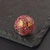 Cuentas grandes de laca cuentas individuales cuentas sueltas hechas a mano piel de rinoceronte incrustada con espiral nácar artesanía de laca artículos de laca pulsera de cuentas de Buda joyería de juego de texto
