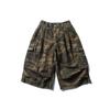 North Boundary Marca de Tendencia Estilo Americano para Hombre Verano 2025 Nuevos Pantalones Cargo Camuflaje Pesado Pantalones Capri Lavados Retro para Hombre