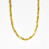Cadena de eslabones con diseño de cruz de titanio, cadena para clavícula para mujer, joyería de acero de titanio de estilo minimalista moderno