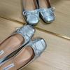 Bico Quadrado Altura do Laço 5cm Sapatilhas de Ballet Temperamento Cool Sapatos Rasos para o Dia a Dia Moda Sapatos Femininos