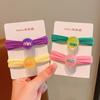 Diadema infantil colorida min linda para niña bebé no daña el cabello anillo de toalla liga para el cabello de niña anillo para el cabello de alta elasticidad