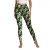 Calça Legging de Yoga Estampada Digital Mardi Gras do Carnaval de Nova Orleans Transfronteiriça com Máscara e Pena