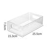 Caixa de armazenamento transparente Desktop Snack Organizer Cesta de armazenamento Caixa de livro acrílico Máscara diversa Caixa de armazenamento de cuidados com a pele