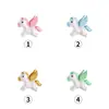 Paisaje Miniatura Dibujos Animados Pequeño Pegaso Unicornio Adorno de Resina Decoración DIY Escritorio Coche Figura Creativa Linda