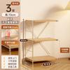 Estante de Armazenamento de Chão Estilo Japonês Prateleira de Exibição Economizadora de Espaço para Cozinha Estante de Livros para Sala de Estudo Prateleira de Armazenamento Multicamada Prateleira de Armazenamento