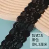 Accesorios de Encaje Blanco y Negro Encaje Elástico Hecho a Mano DIY Tela Ropa Sofá Cortina Material Encaje