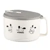 Xiaopa Perro Acero Inoxidable 304 Tazón para Fideos Instantáneos Gran Capacidad Escurridor para Fideos Instantáneos Lonchera para Dormitorio Estudiantil Regalo Venta al por Mayor