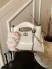 Bolsas de Mujer Transfronterizas 2025 Nuevo Estilo Textura Casual Moda Tendencia Retro Bolso de Hombro Cruzado Axila Bolso Kelly