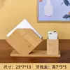 Caja de pañuelos de bambú y madera, caja cuadrada para servilletas comercial, caja de pañuelos creativa para hoteles, restaurantes y cafeterías, personalizable con logotipo