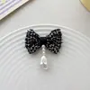 Pajarita Estilo Tweed, Moño con Perlas, Accesorios de Tela, Ropa DIY, Accesorios para Zapatos y Calcetines, Leggings, Accesorios para Equipaje