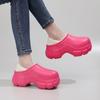 2023 nuevas botas de nieve para mujer, de suela gruesa, de otoño, de celebridades de Internet, impermeables, forradas en vellón, gruesas, acolchadas de algodón para el hogar, zapatos para mujer sin cordones
