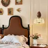 Lámpara de Techo y Pared Vintage de Hierro Forjado y Acrílico para Pasillo y Corredor, Luz de Tres Colores, Lámpara de Entrada LED de Alta Gama para Sala de Estar