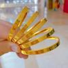 Jindian mismo brazalete de trébol de la suerte con artesanía CNC boutique fresco trébol boca cerrada para mujer Venta al por mayor