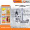 Máquina Automática Vertical de Embalagem e Selagem para Sementes de Melão, Nozes de Macadâmia e Outros Lanches em Sacos Pequenos