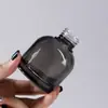 Botella Aromática Redonda Marrón de 100 ml para Aromaterapia sin Fuego Difusor Volátil de Ratán de Moda Botella de Vidrio para Aromaterapia en Casa