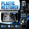 Agente de reparo de plástico para carros KineShineX, agente de renovação e polimento para painel interno e painel da porta, restaura superfícies desbotadas e esbranquiçadas