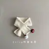 Lindo Bufanda de Punto para Niños con Forma de Briqueta para Otoño e Invierno, Bufanda Cálida Cruzada para Niños y Niñas, Engrosada y a Prueba de Viento