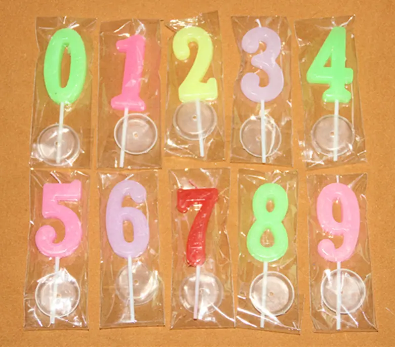 数字蜡烛