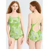 2026 Traje de baño de una pieza con estampado de mariposas del Bosque Nuevo Moda para mujer Adelgazante Traje de baño de competición Fresco y lindo