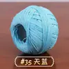No. 6 Hilos de Encaje de Algodón y Lino, Hilo de Tejer Hecho a Mano, Algodón Puro Medio Fino Kit de Materiales DIY para Crochet, Hilo de Crochet para Suéter de Niños