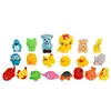 Brinquedos de Vinil para Crianças, Brinquedos Squishy, Bonecos de Vinil de Animais de Chá de Leite, Patinho Amarelo Parque de Diversões Brinquedos de Banho