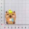 Cartão Cartonado Fofo Pibala Golfinho Capa de Celular DIY Acessórios de Cola Macia PVC Grampo de Cabelo Feito à Mão Caixa de Armazenamento Adesivo
