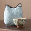 Taza de té Lotus Ge kiln pintada a mano juego de té kung fu taza de té de cerámica para el hogar esmalte abierto Copa Maestra Caja de Regalo Venta al por mayor