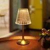 Venta Directa de Fábrica Lámpara de Mesa de Cristal Nueva Simple Retro Decoración de Restaurante Bar Dormitorio Mesita de Noche Luz Nocturna de Ambiente