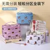 Bolso de Mano Nuevo Lindo Estampado de Gran Capacidad para Almacenamiento Portátil Bolsa para Artículos de Tocador Bolsa de Maquillaje