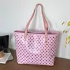 Bolso de hombro tipo tote con lunares, nuevo estilo verano 2026, dulce y a la moda, gran capacidad, bolso de mano con lunares moderno y único