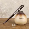 Mercadorias genuínas Pente de ébano pente de alto padrão diy estilo antigo acessórios de cabelo com balanço passo Pente de madeira novo estilo chinês adorno de cabeça feminino