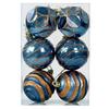 Amazon Transfronteiriça Nova Bola de Natal 6cm Formato Especial Pintada Plástico Galvanizado Conjunto de Bolas Caixa de PVC Decoração