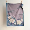 Bufanda de Marca de Moda para Mujer en Otoño e Invierno, Chal Versátil y de Alta Gama de Imitación Cachemir para Oficina con Aire Acondicionado, Estilo Bufanda de Marca Famosa