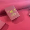 Certificado de Comercio Electrónico bolsa pequeña para tarjetas llavero color polvo de arena roja accesorios caja de joyería arena púrpura dorada cuentas sueltas caja de joyería