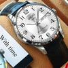 Reloj de cuarzo automático para hombre, elegante, luminoso, resistente al agua, con escala digital y estilo coreano para estudiantes.