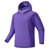 Chaqueta ligera de una sola capa para montañismo, chaqueta cortavientos para viajes al aire libre, membrana impermeable, capa única, para parejas, transpirable, venta al por mayor, logo personalizado