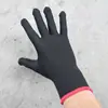 Guantes Finos de Nailon Transpirables, Libres de Polvo, Antiestáticos, para Ensamblaje Electrónico, Ropa de Trabajo Protectora, Jardinería, Manualidades, Etiqueta de Cinco Dedos