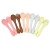 Fábrica Benhaida Garfo Colher de Silicone para Bebê Garfo Colher de Alimentação para Bebê Garfo Colher de Treinamento para Bebê