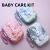 Set Madre y Bebé, Tijeras para Uñas de Bebé para Niños, Alimentador de Medicamentos, Peine y Cepillo de 12 Piezas, Bolsa de Eva, Set de Cuidado