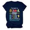 Camiseta Informal de Moda para Mujer con Cuello Redondo y Mangas Cortas de Tienda Independiente Amazon eBay para la Vuelta al Cole