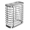 Soporte para palillos montado en la pared sin perforaciones acero inoxidable cocina cortador jaula para palillos almacenamiento de cocina una generación de cabello