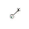 Venta transfronteriza arcilla suave diamante lengua uña anillo de lengua Europa y Estados Unidos joyería para piercing corporal venta al por mayor en línea Amazon eBay