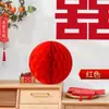 Set de decoración de habitación de boda para el nuevo hogar de los novios, dormitorio, sala de estar, pared de fondo, guirnalda, bola de panal, columna, decoración de boda