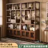 Estantería 2025 Nuevo Estilo Gabinete de Té Estante de Almacenamiento de Té Estética Dinastía Song Sala de Té No Madera Maciza Nuevo Estilo Chino Almacenamiento Exhibición