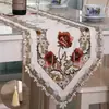 Mesa de Centro Europeia Gabinete de TV Toalha de Mesa Toalha de Mesa Bandeira de Mesa Bordada Retangular Sala de Estar Penteadeira Tecido de Cobertura Estilo Pastoral