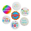 Exclusivo Transfronteiriço para Festa de Aniversário de Meninas Meninos Tema Distintivo Impresso Distintivo de Festa para Adultos Decorações