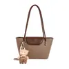 Bolsa pequena feminina transfronteiriça novo modelo 2026 padrão trançado moda executiva grande capacidade bolsa de mão bolsa tote de ombro nicho